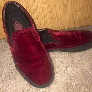 Red Velvet Vans